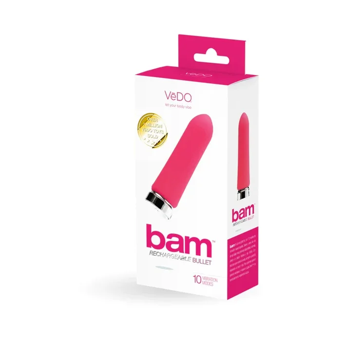 VeDO Bam Rechargeable Bullet – Foxy Pink