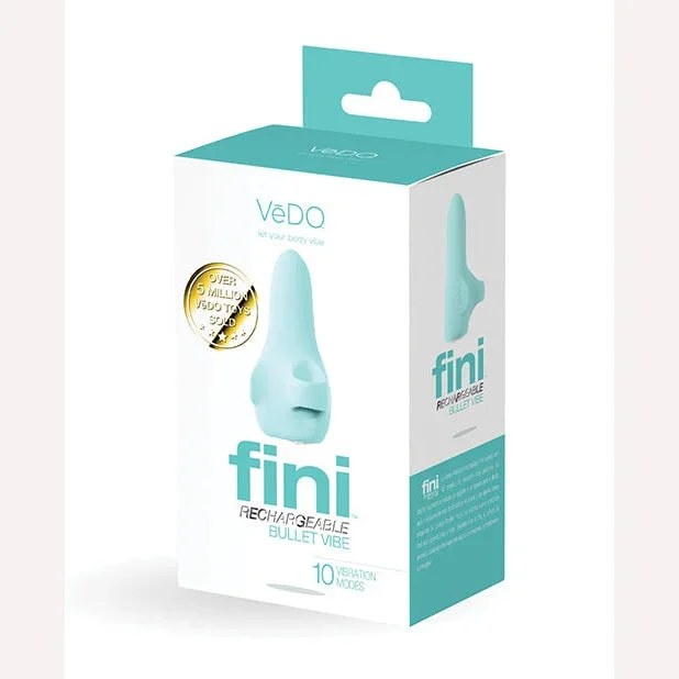 Vedo Fini Rechargeable Bullet Vibe Turquoise