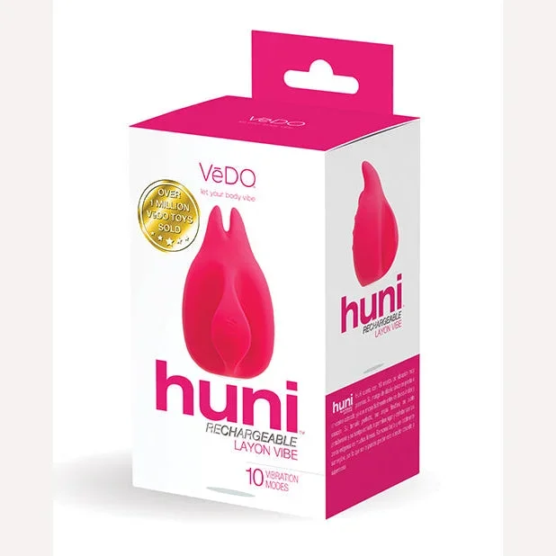 Vedo Huni Rechargeable Finger Vibe Foxy Pink