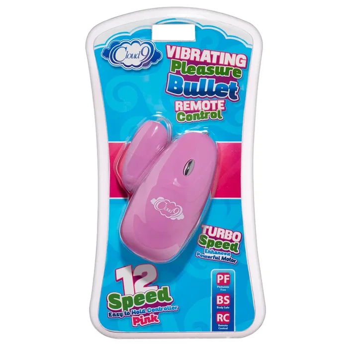 Vibrating Pleasure Bullet Remote Control – Pink