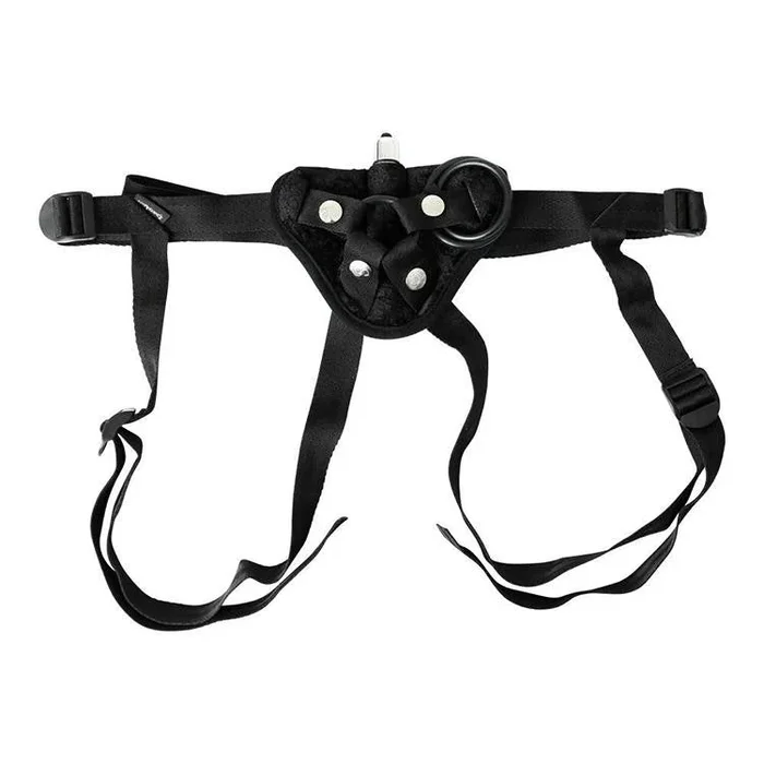 Vibrating Velvet Harness