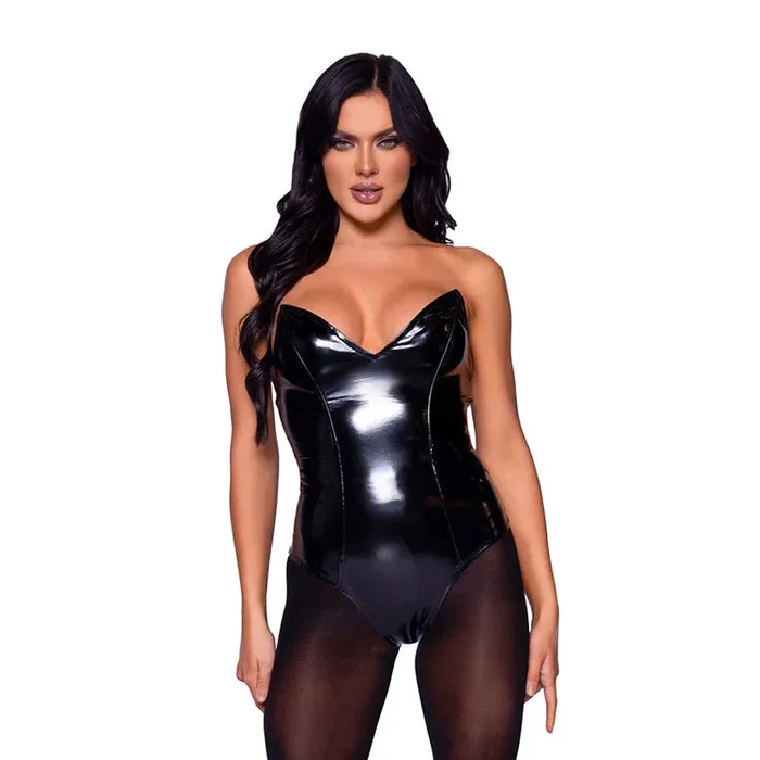 Vinyl Boned Bodysuit