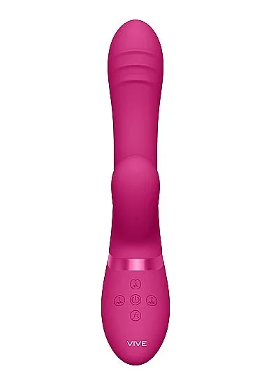 Vive Tani Pink Vibrator Finger Motion W/ Pulse Wave