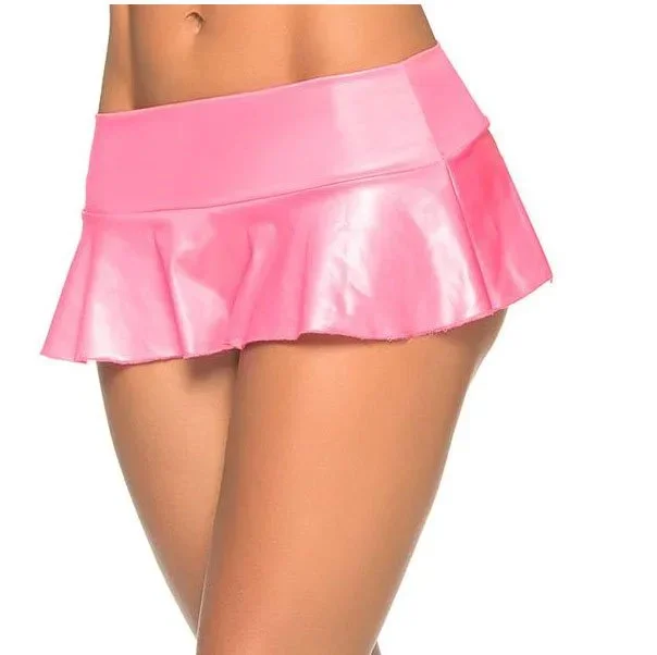 Wet Ruffle Skirt – Small/medium – Wet Pink