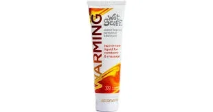Wet Stuff Warming Water Based Lubricant 100g Two-in-One Liquid for Condoms & Massage
