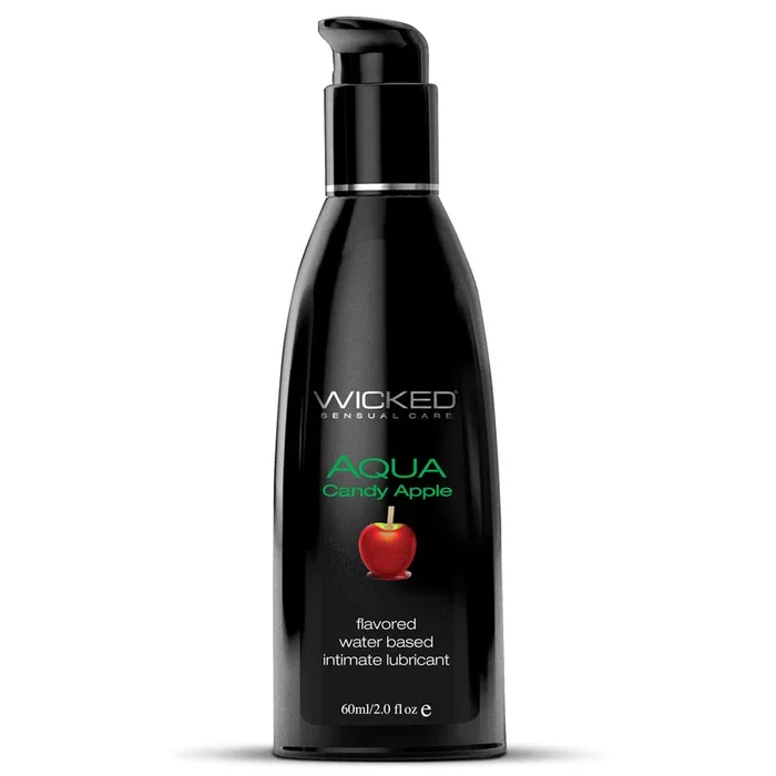 Wicked Aqua Flavoured Water-Based Lubricant – Candy Apple