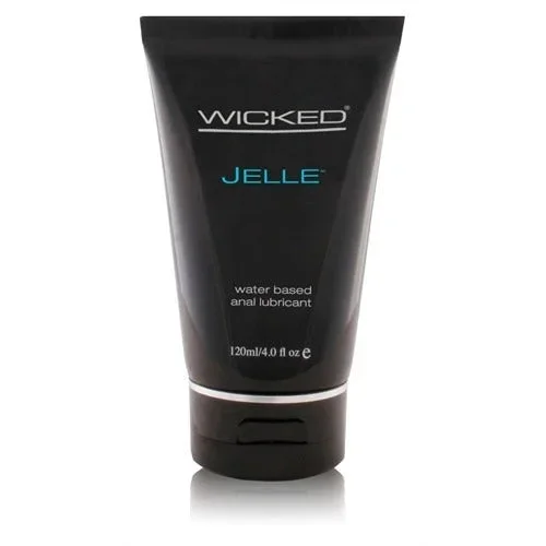 Wicked Jelle Water-Based Anal Personal Lubricant 4oz