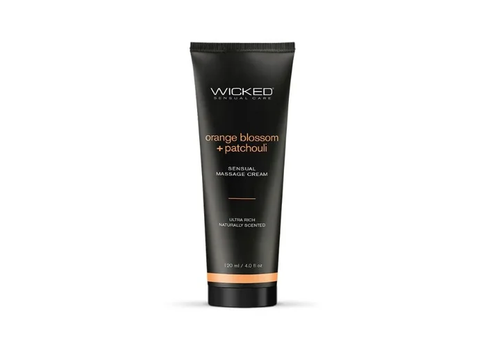 Wicked Sensual Care Orange Blossom And Patchouli Scented Sensual Massage Cream
