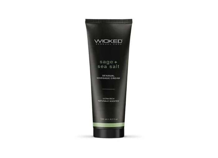 Wicked Sensual Care Sage And Sea Salt Scented Sensual Massage Cream