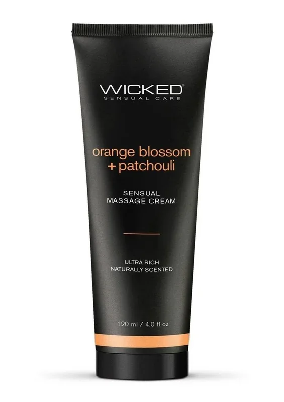 Wicked Sensual Massage Cream – Orange Blossom and Patchouli
