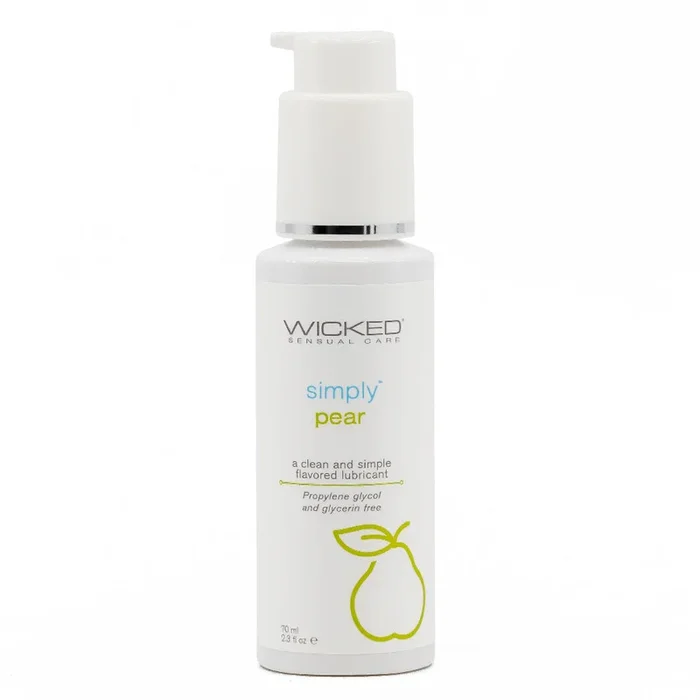 Wicked Simply Aqua Flavoured Water-Based Lubricant – Pear