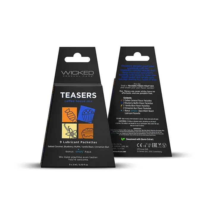 Wicked Teaser Coffee House Lubricant Taster Set