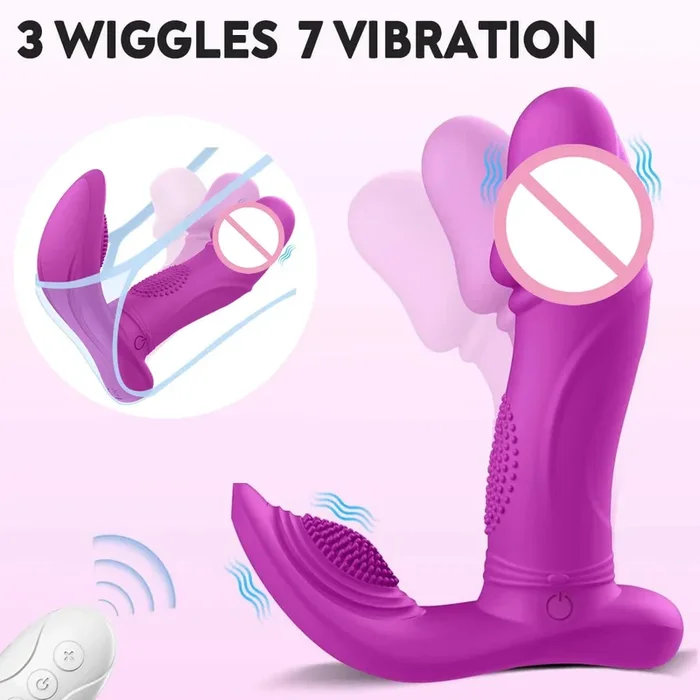 Wiggle G-Spot Vibrating Dildo