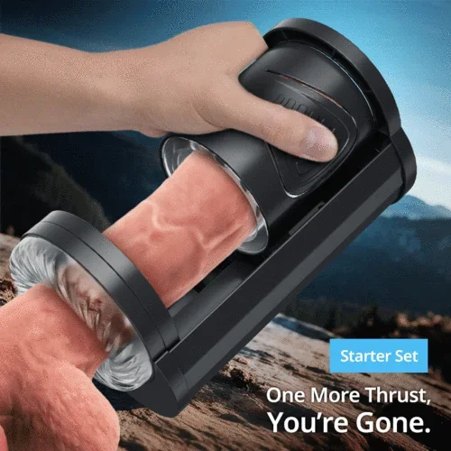 William Piston-Style Manual Thrusting & Squeezing Detachable Multifunctional Male Masturbator