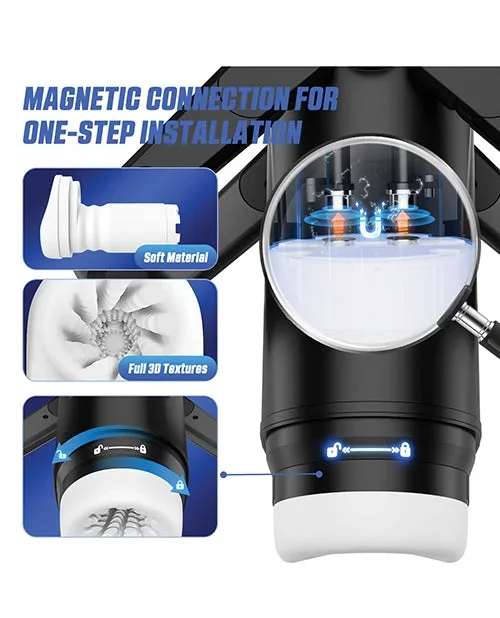 Wing Thrusting and Vibrating Automatic Masturbator for Futuristic Pleasure