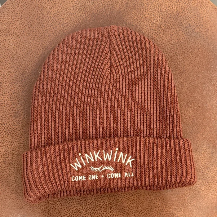 WinkWink Rust Beanie