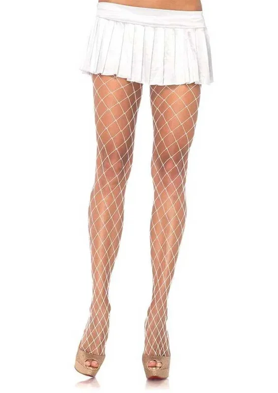 Xena Spandex Diamond Tights – One Size – White