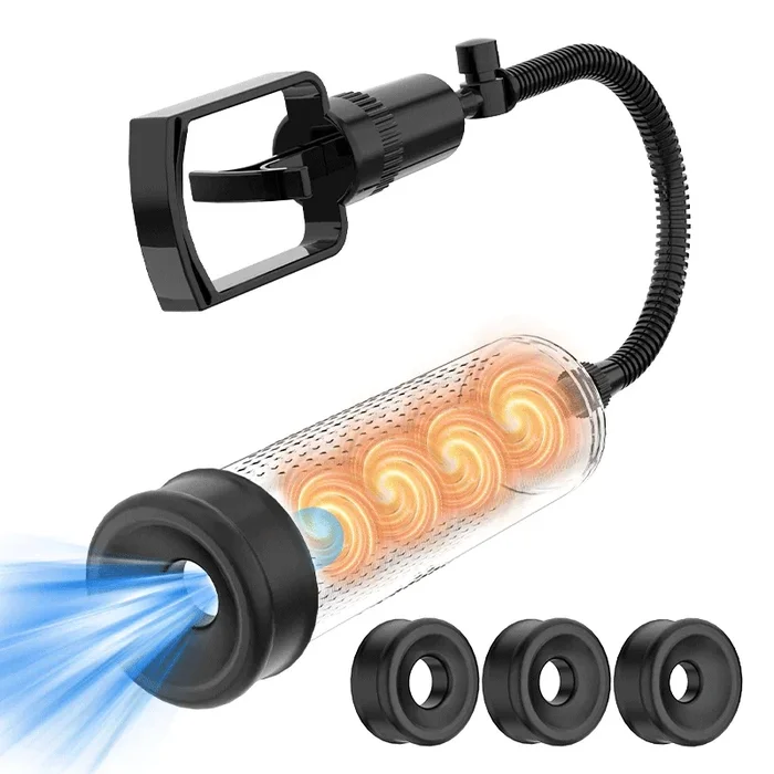 XP3 Manual Air Vacuum Penis Pump with Deep Insertion and Precision Scale for Natural Erection Training