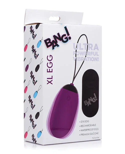 XR Bang! XL Vibrating Egg – Ignite Your Pleasure!