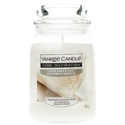 Yankee Candle Home White Linen & Lace 538g