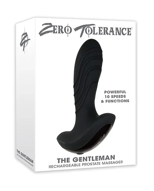 Zero Tolerance The Gentleman Rechargeable Prostate Massager – Black