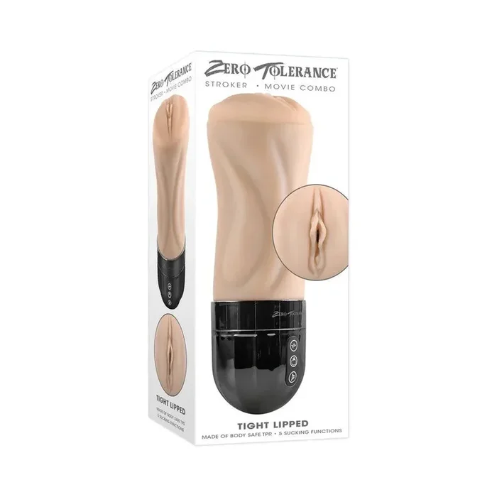 Zero Tolerance Tight Lipped Rechargeable Pussy Masturbator