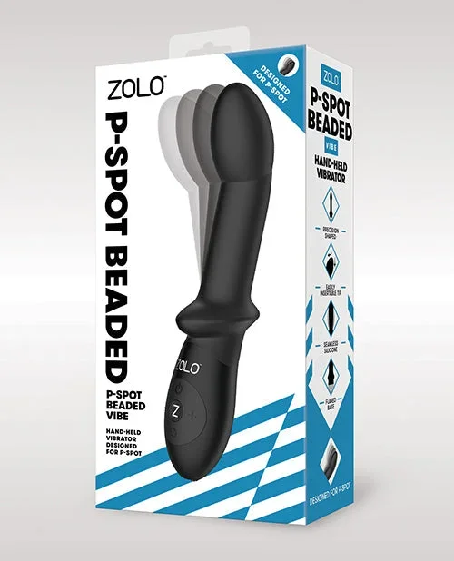 Zolo P Spot Beaded Vibrator – Black