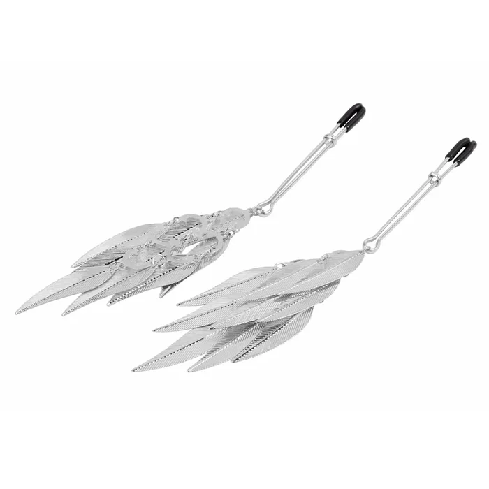 ZYL Cascading Leaf Tassels Tweezer Nipple Clamps